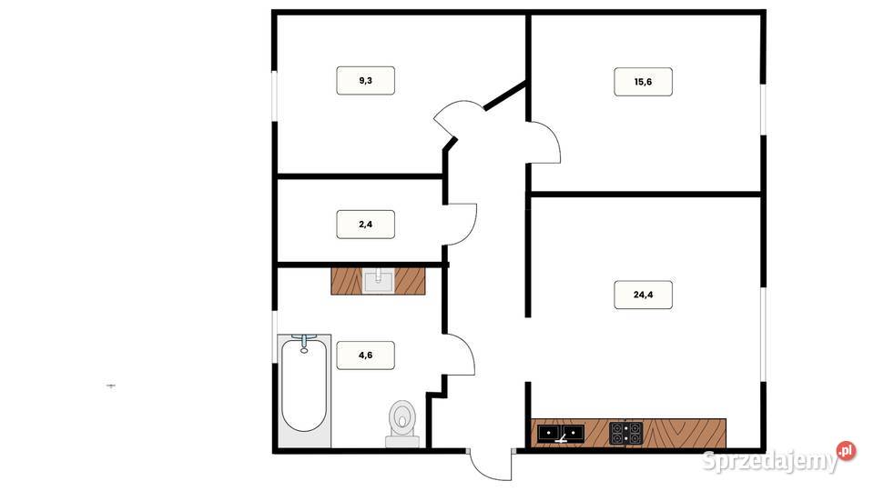 Twoje miejsce na nowy początek 3 pokoje remoncie Lębork