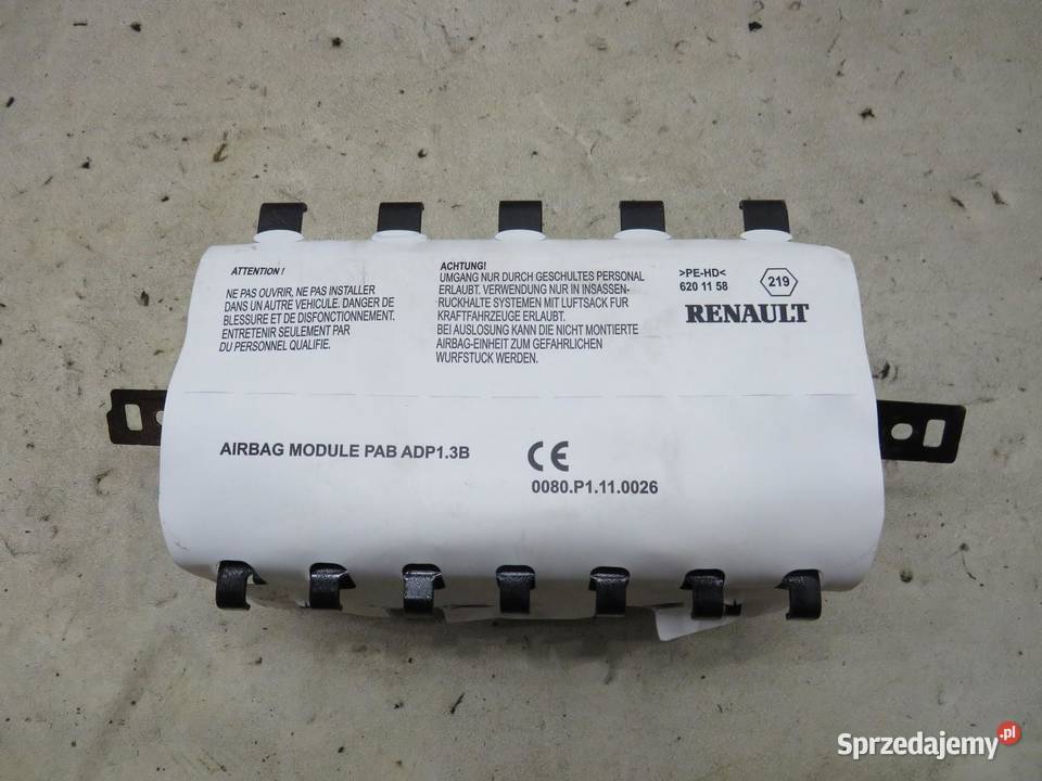 PODUSZKA AIRBAG RENAULT ZOE 0080P111026