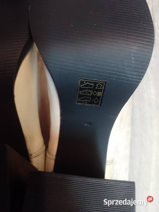 40 Nasty Gal Skórzane botki biznesowe z Londynu Kraków