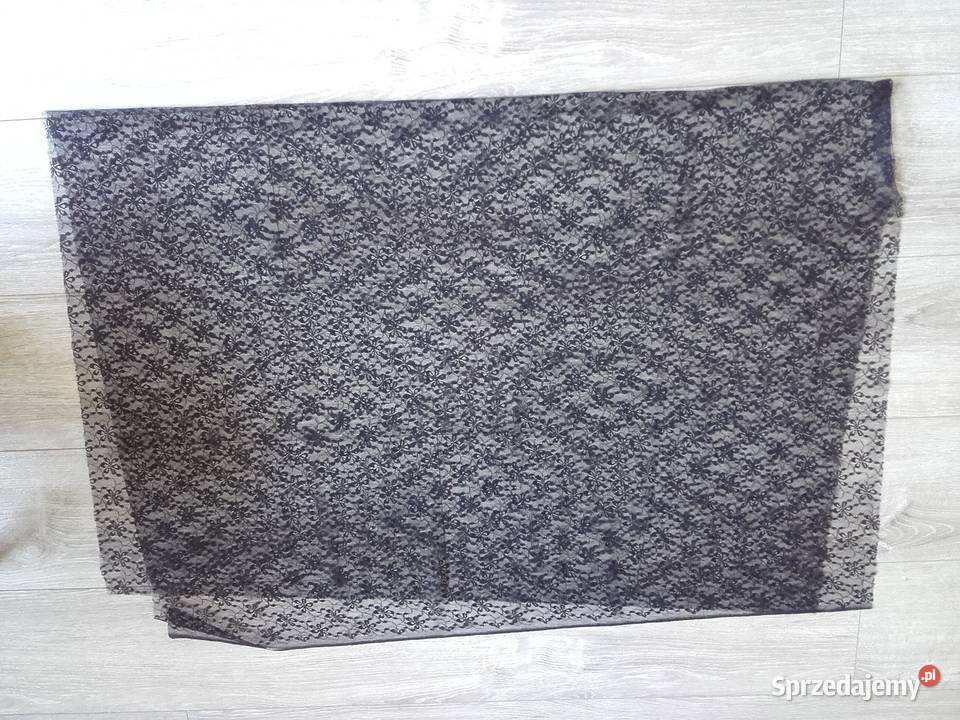 Koronka czarna czarny sprzedam