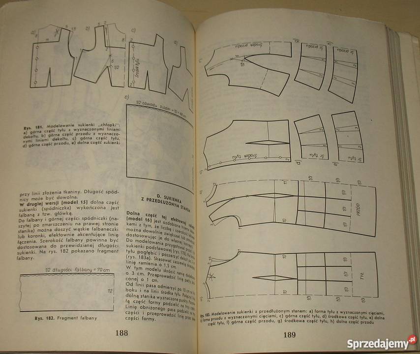 KULISY KROJU I SZYCIA ODZIEŻ DZIECI Z HANUS technika, nauki techniczne