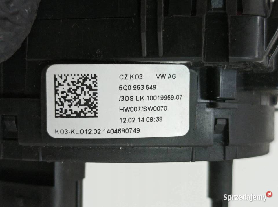 TAŚMA ZWIJAK 5Q0953549 Volkswagen Golf VII 2014