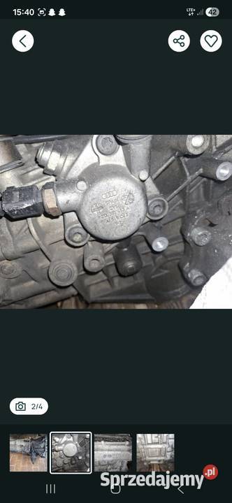 Skrzynia biegów audi a4 b6 19 TDI AVF TANIO pomorskie Czersk