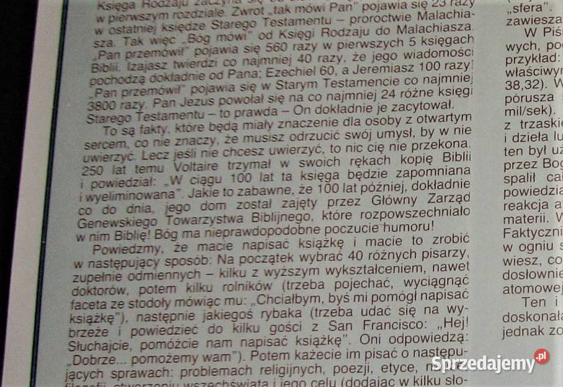 Pismo Święte Całkowicie Prawdziwe z fotoopisem Tychy