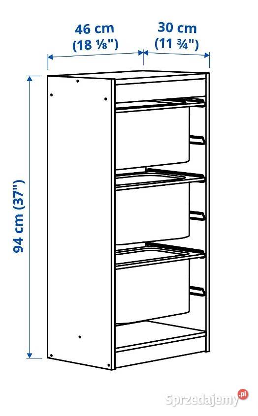Regał z pojemnikami Ikea Trofast Meble Świebodzice