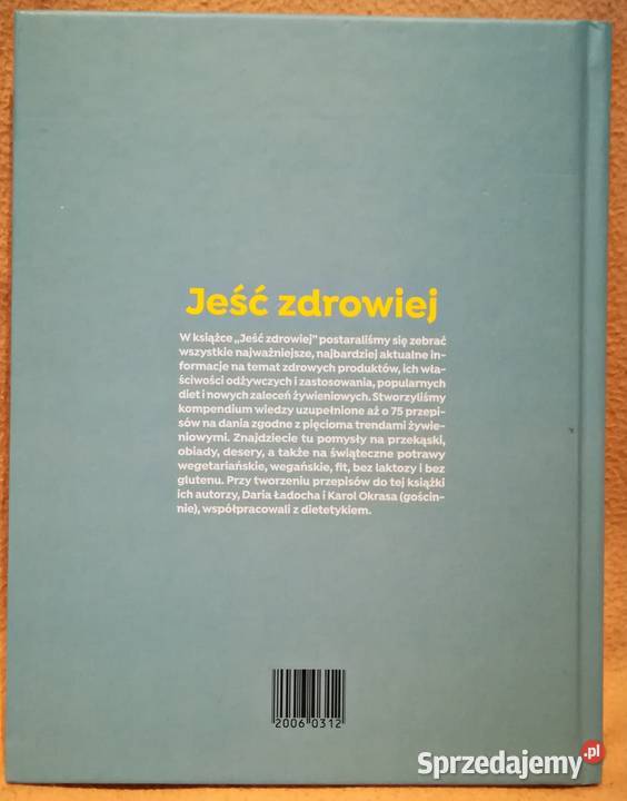 Książka kucharska Jeść zdrowiej lidl Warszawa