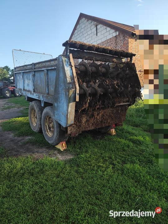 Rozrzutnik na tandemie 810t Rozrzutniki obornika Jabłonowo Pomorskie sprzedam