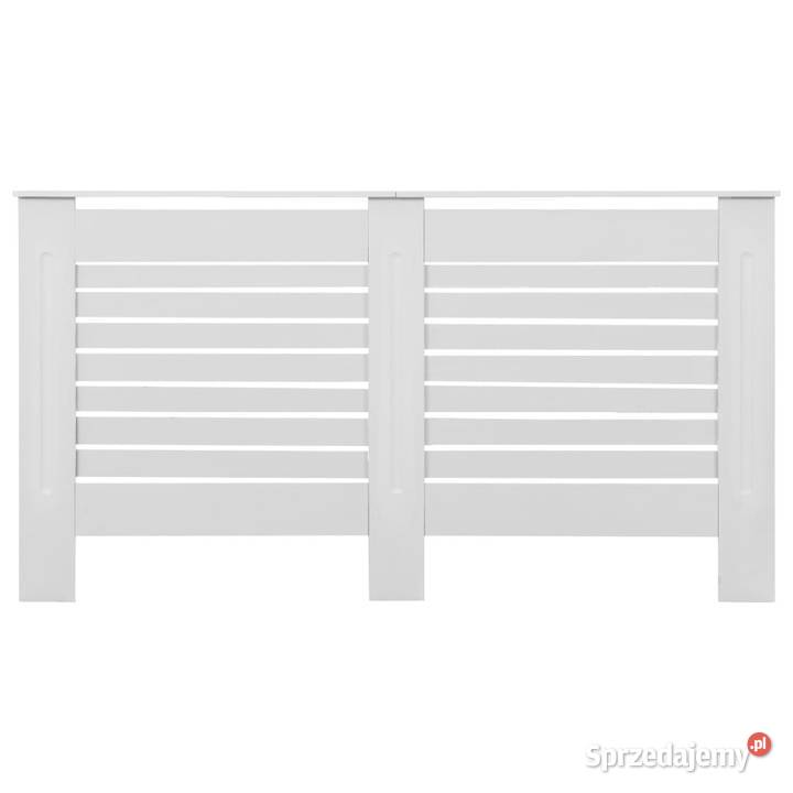 Osłony na kaloryfer 2 białe 152x19x815 MDF Warszawa