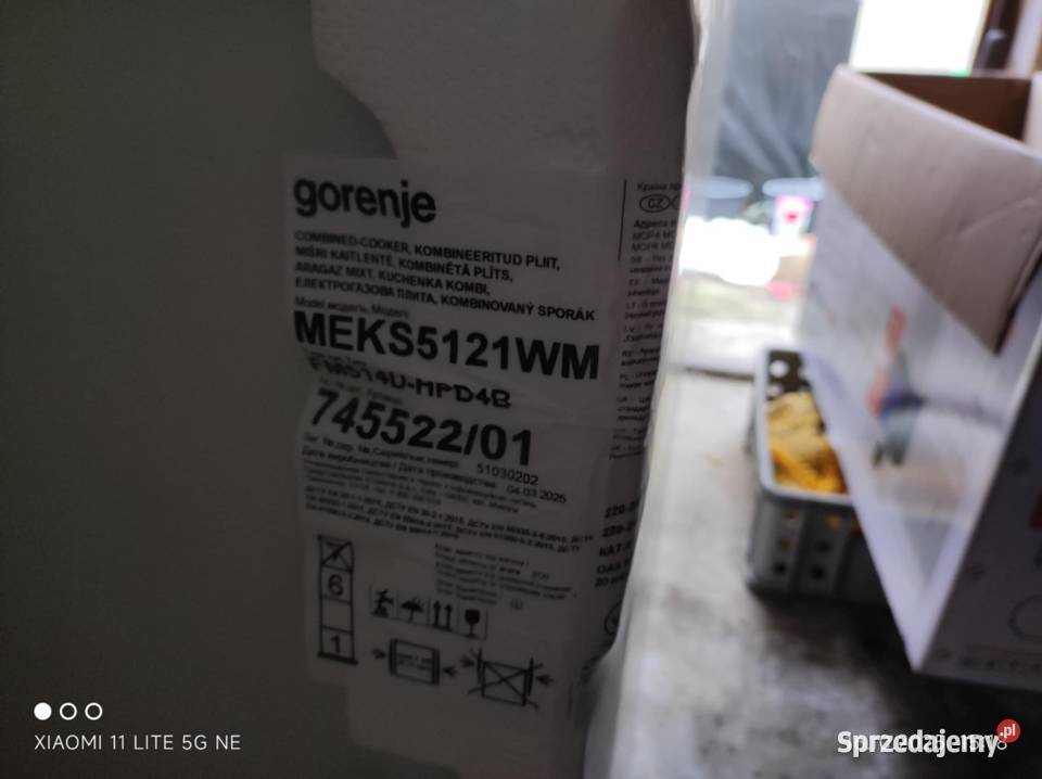 Kuchenka GORENJE MEKS5121WM ExtraSteam sprzedam
