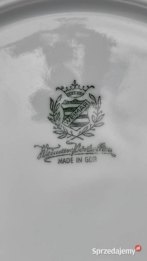 WEIMAR PORCELLAN przepiękny serwis na 6 osób Pabianice