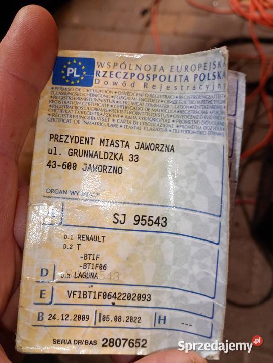 Okazja mechanika Renault laguna 117 LPGoc do Wrocław