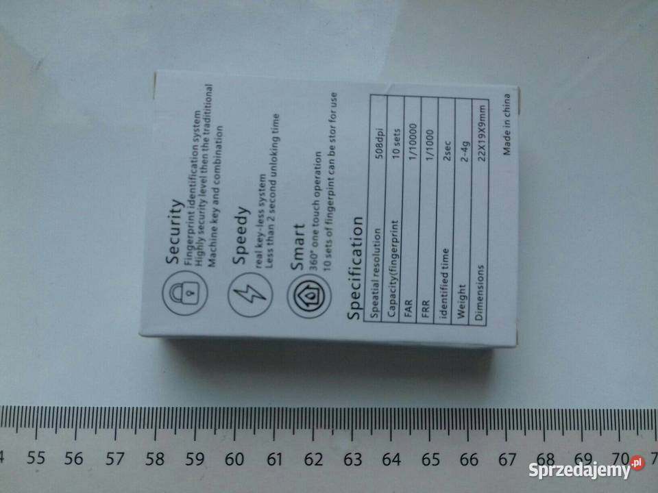 Czytnik linii papilarnych USB Windows Hello sprzedam