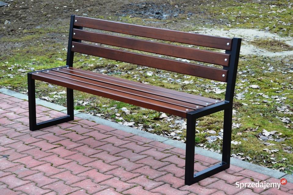 Ławka metalowa miejska ogrodowa drewniana metal Rzeszów sprzedam