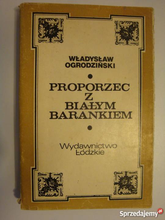 PROPORZEC Z BIAŁYM BARANKIEM W OGRODZINSKI Inowrocław