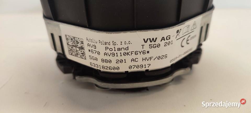 VW TIGUAN II PODUSZKA AIRBAG KIEROWCY