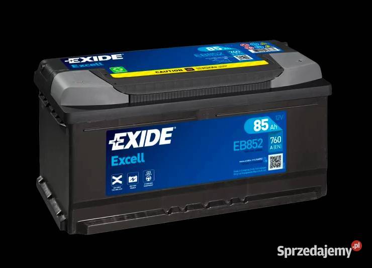 Akumulator Exide Excell 85Ah 760A EN PRAWY PLUS