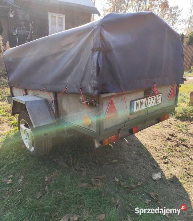 Przyczepa samochodowa mocna z plandeką mazowieckie