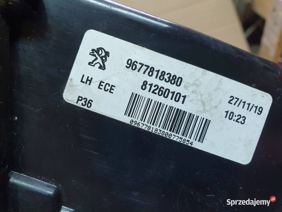 PEUGEOT 308 T9 LAMPA LEWA TYLNA LEWY TYŁ Międzychód sprzedam