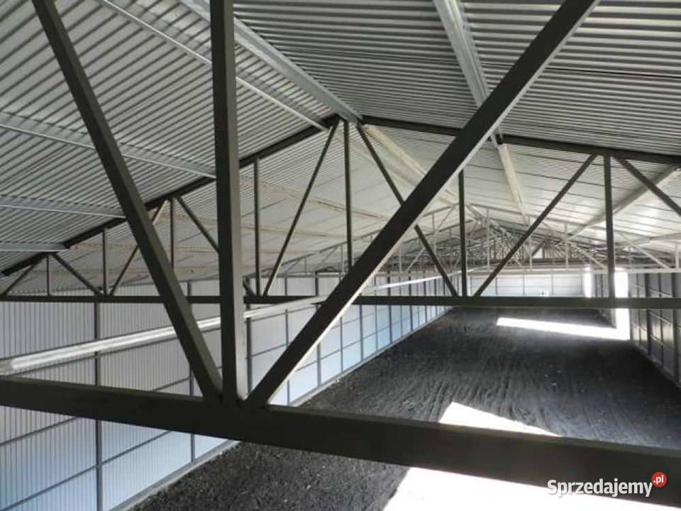 Blaszana montowana hala 1260 m szara Kraków