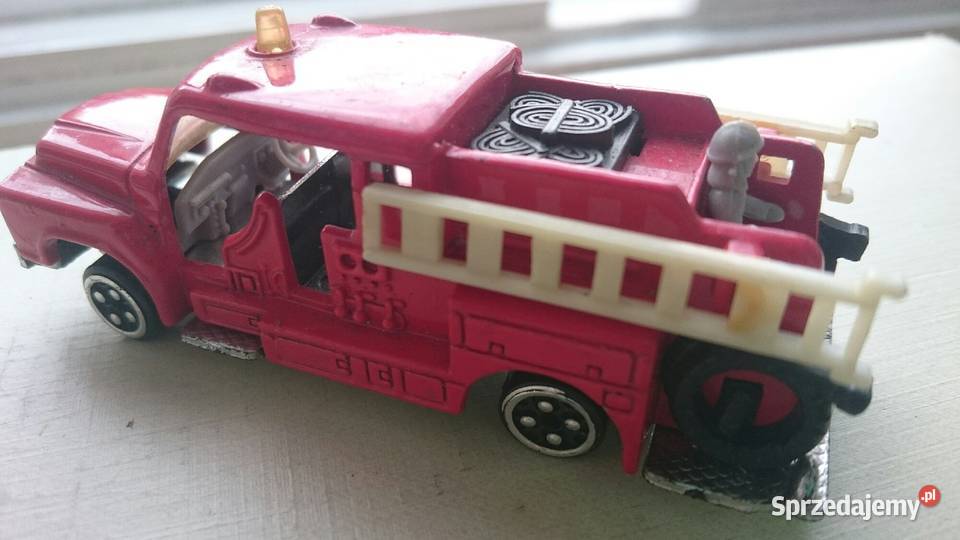 Model samochodu straż pożarna metalowa Samochody i pojazdy
