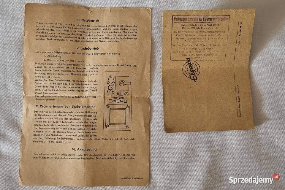 Mickey Blitz MB 564 2845 13 lampa błyskowa NRD Warszawa