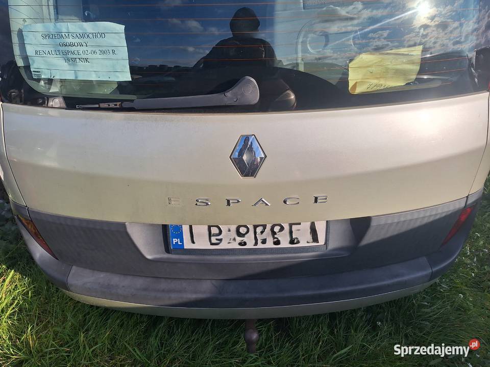 Klapa Tył Bagażnika Renault Esoace IV Wisznice