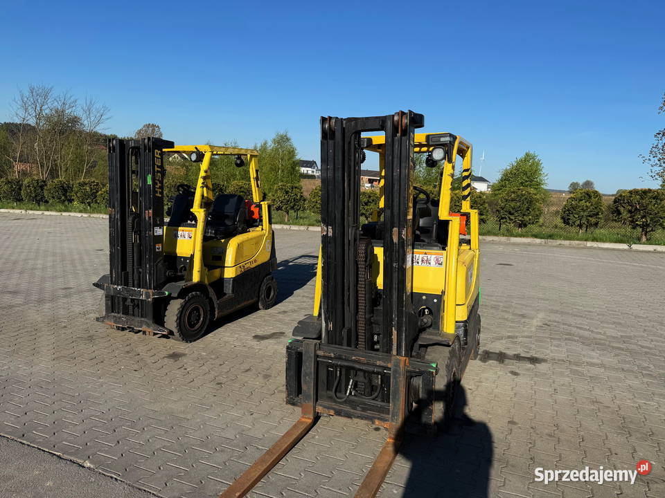 wózek widłowy HYSTER H16FT Triplex 450m 2007r gaz Działoszyn