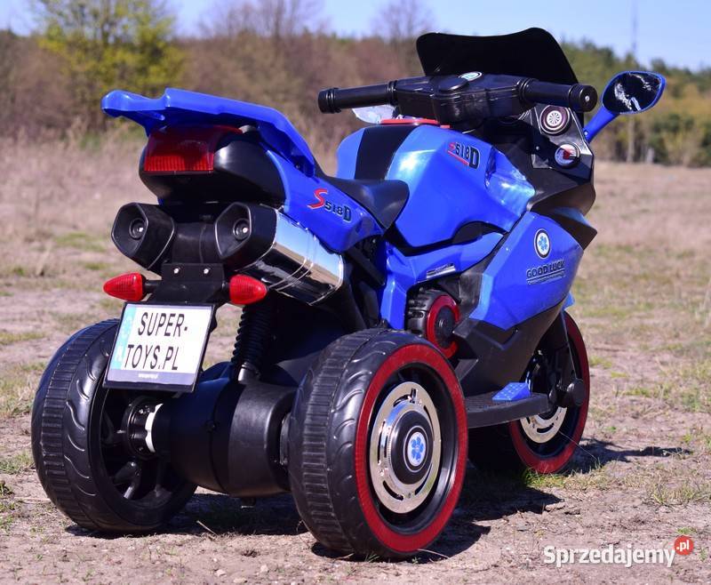 DUŻY MOTOR ŚCIGACZ STRONG 2 EXCLUSIVE ŚWIECĄCE Pojazdy elektryczne i spalinowe