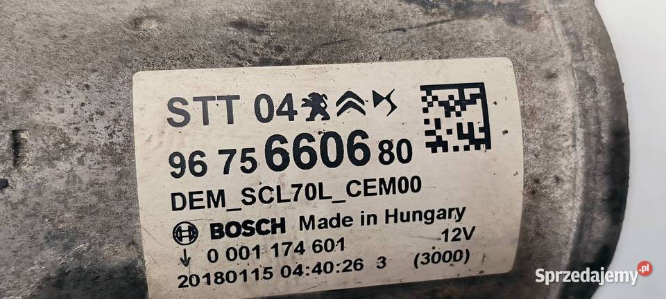 ROZRUSZNIK TOYOTA PROACE II 9875660680 osobowe