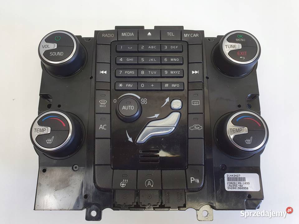 PANEL KLIMATYZACJI Volvo S60 II V60 I Nawiewu osobowe lubelskie