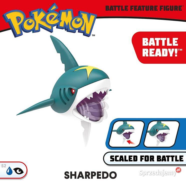 Figurka POKEMON Sharpedo z Funkcją Ataku Mogilany sprzedam