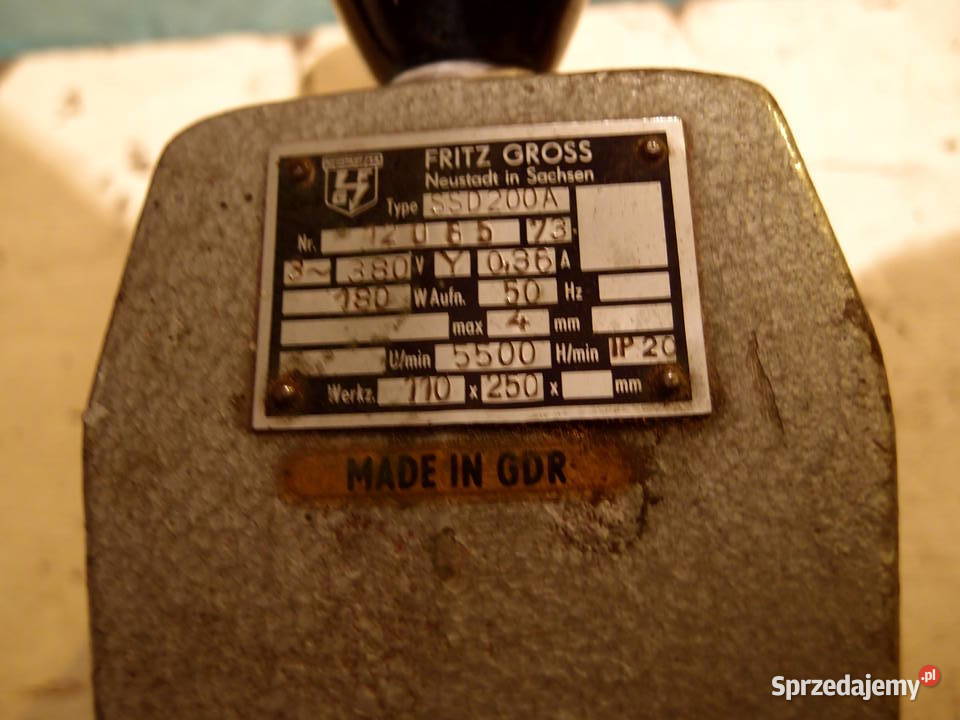 szlifierka oscylacyjna 180W 110250mm 380V Szlifierki oscylacyjne