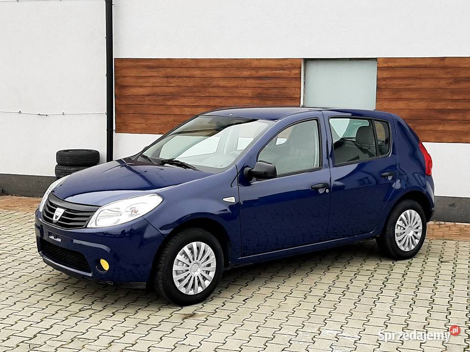 Ładna Dacia Sandero 14 8v MPI 2010 Niski Sandero Zduńska Wola