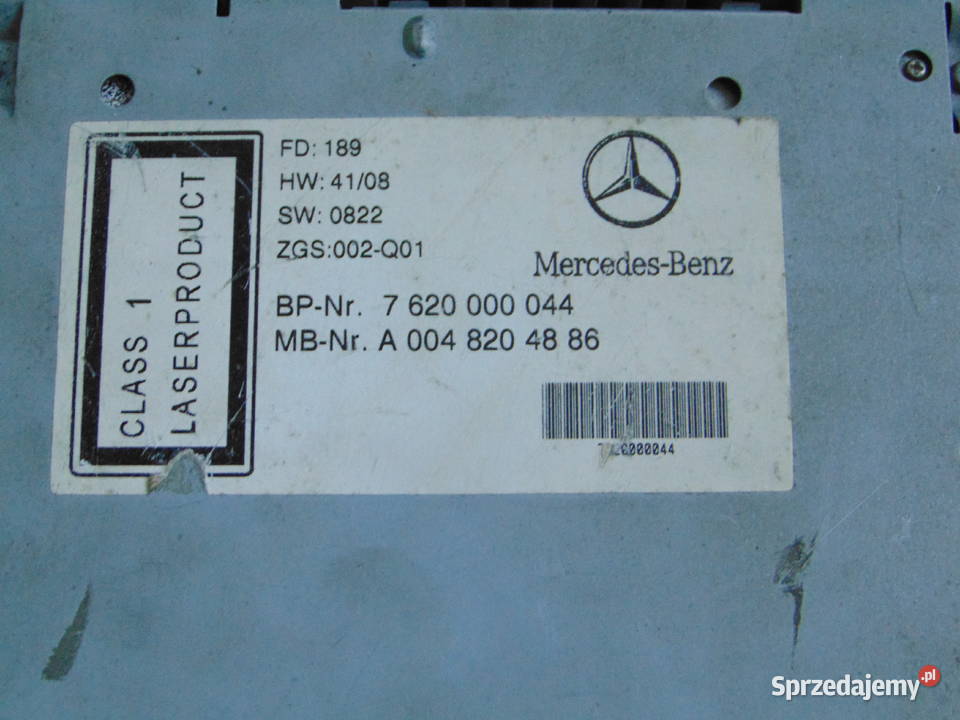 Fabryczne radio CD AUX Mercedes Atego Actros ciężarowe