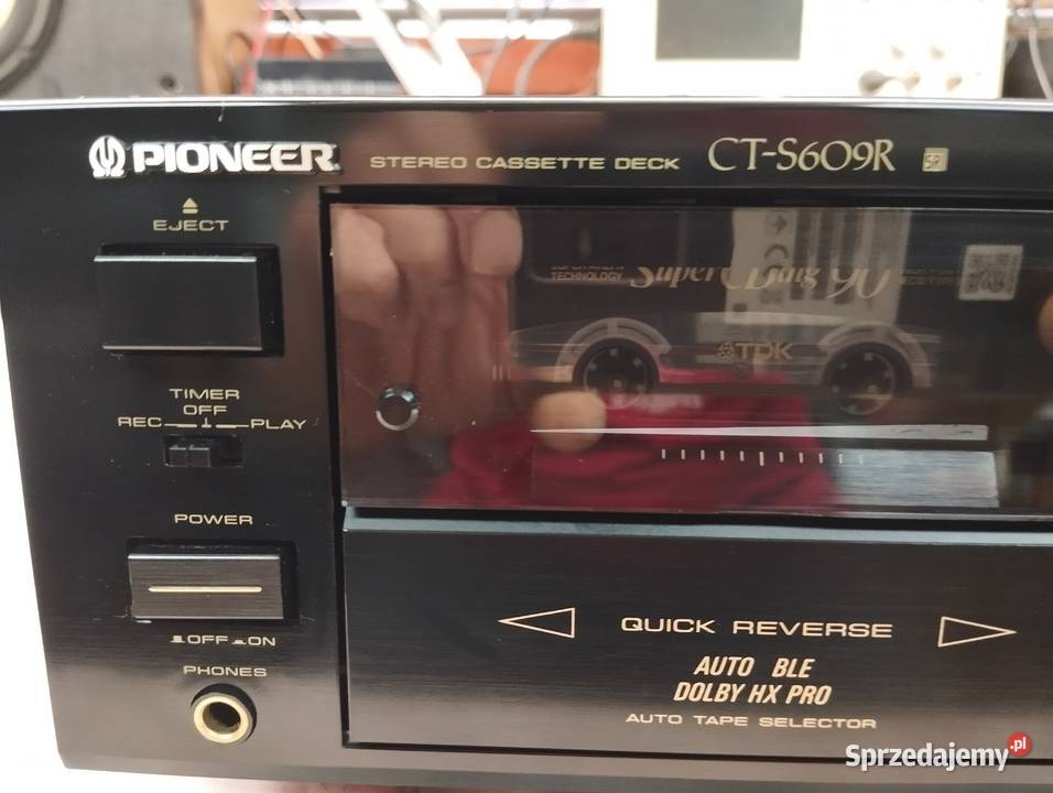 Magnetofon kasetowy HiFi Pioneer CTS609R HX Pro Zabrze