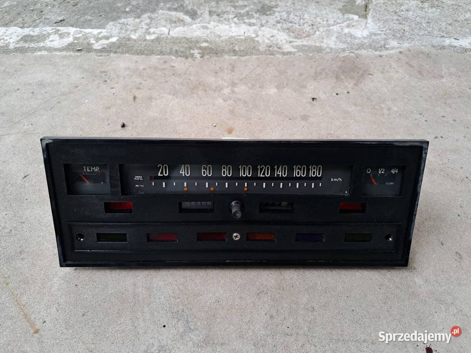 licznik fiat125p ST 6774r wielkopolskie Leszno