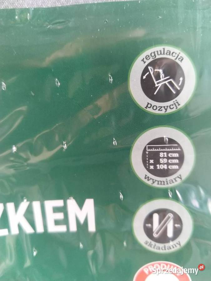 NAJTANIEJ Fotel Ogrodowy z Podnóżkiem Składany z śląskie Zabrze