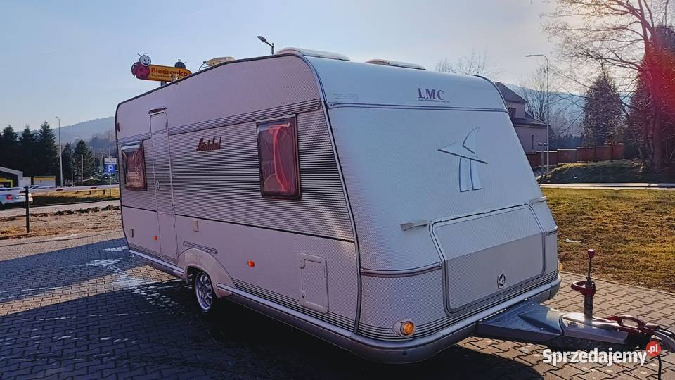 PRZYCZEPA kempingowa campingowa kemping OKAZJA Międzybrodzie Bialskie