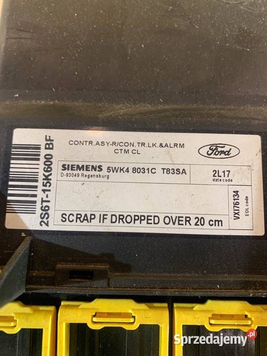 Moduł komfortu Ford fiesta mk6 Układ elektryczny Części samochodowe Szczecin