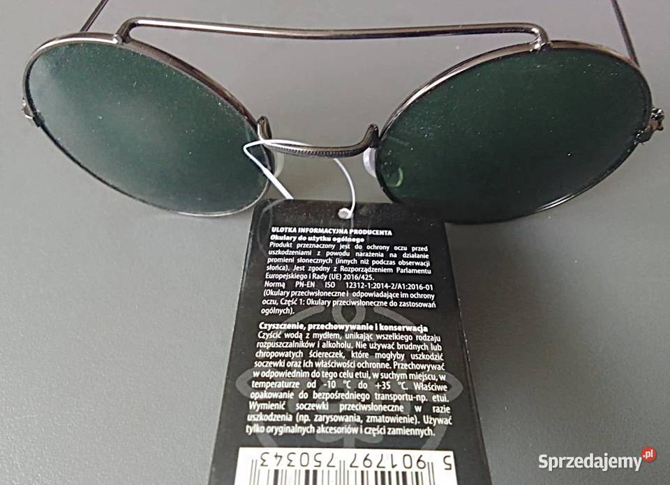 Okulary przeciwsłoneczne OXON okrągłe Lenonki