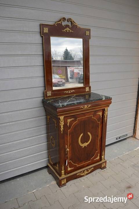 KOMODA SZAFA z lustrem empire barok BRĄZ małopolskie Kraków