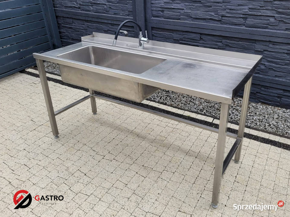 Zlew gastronomiczny 1komorowy 190x70x85 Ostrów Wielkopolski sprzedam