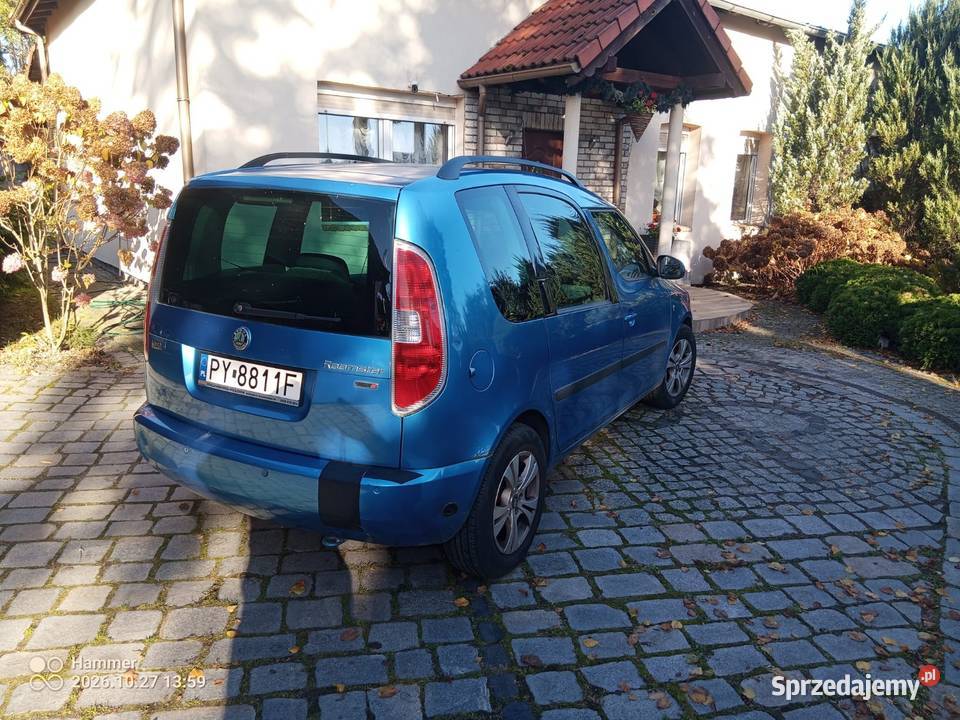 Skoda Roomster 16 LPG KLIMA CZUJNIKI NOWE poduszka powietrzna Piła sprzedam