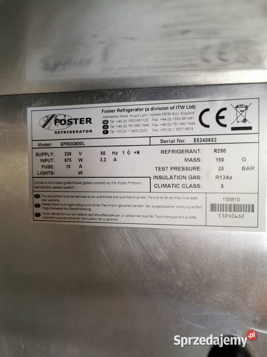 Szafa mroznicza FOSTER 80x70x205 Krotoszyn