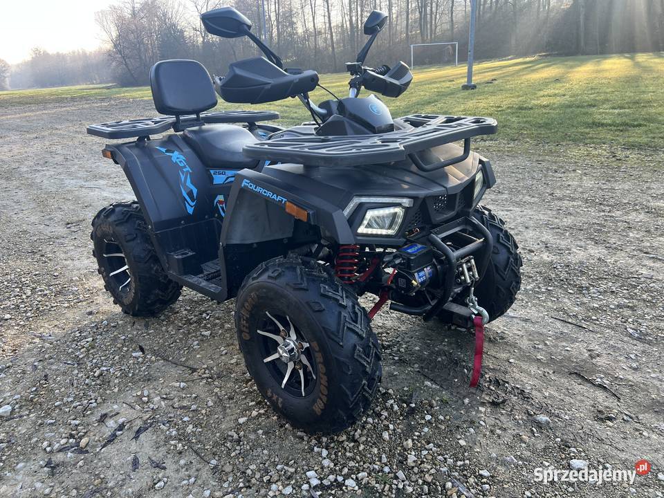 Quad Fourcraft 250 duży nowy z pługiem do śniegu małopolskie Oświęcim