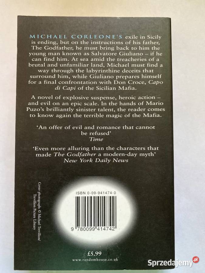 5 TOMOW POWIESCI MARIO PUZO Lublin