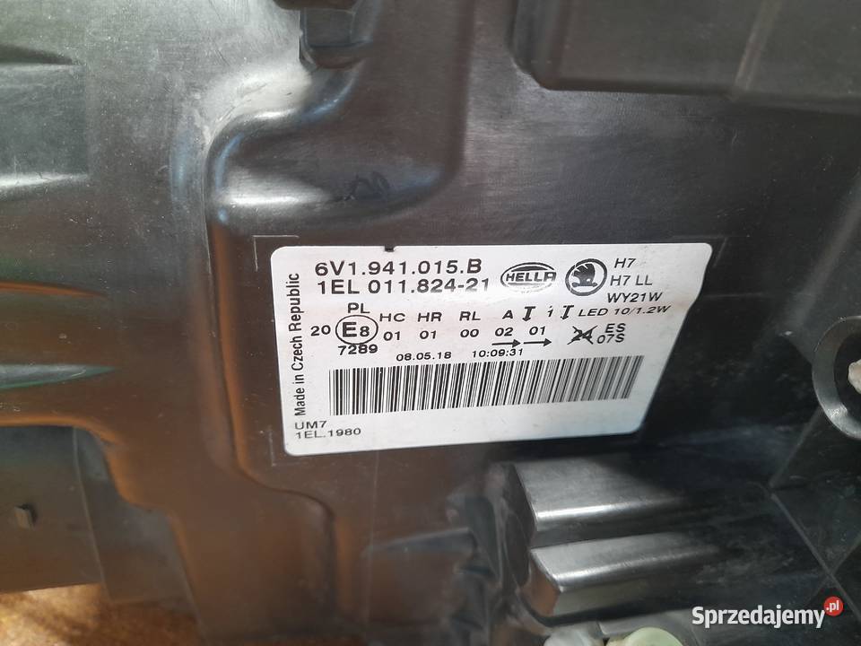 SKODA FABIA 3 III LAMPA LEWA FULL LED PRZEDNIA Goleniów