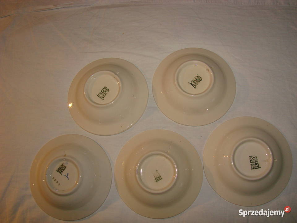 Włocławek fajansowa talerzyk PRL pomorskie Pruszcz Gdański