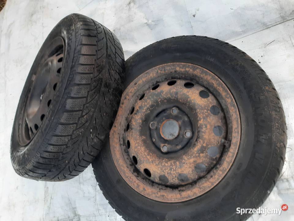 Felgi opony zimowe R14 Chevrolet Lacetti Nubira 1570000km