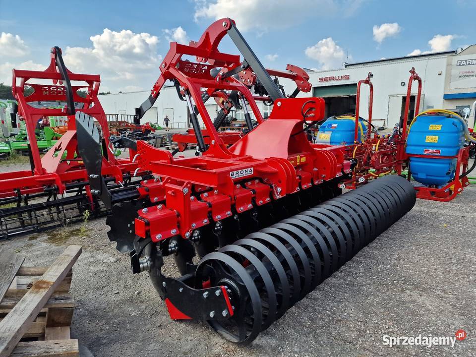 Brona talerzowa siewna 30m AGROKLON wał daszkowy świętokrzyskie Kielce